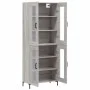 Aparador alto madera contrachapada gris sonoma 69,5x34x180 cm by vidaXL, Sideboards - Ref: Foro24-3198279, Price: 159,62 €, D...
