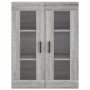Aparador alto madera contrachapada gris sonoma 69,5x34x180 cm de vidaXL, Aparadores - Ref: Foro24-3198279, Precio: 168,18 €, ...