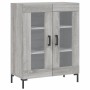 Aparador alto madera contrachapada gris sonoma 69,5x34x180 cm de vidaXL, Aparadores - Ref: Foro24-3198279, Precio: 168,18 €, ...