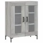Aparador alto madera contrachapada gris sonoma 69,5x34x180 cm by vidaXL, Sideboards - Ref: Foro24-3198279, Price: 159,62 €, D...