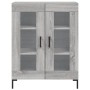 Aparador alto madera contrachapada gris sonoma 69,5x34x180 cm de vidaXL, Aparadores - Ref: Foro24-3198279, Precio: 168,18 €, ...