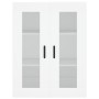 Aparador alto madera contrachapada blanco 69,5x34x180 cm de vidaXL, Aparadores - Ref: Foro24-3198281, Precio: 185,18 €, Descu...
