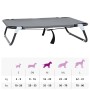 Cama para perro Gris Claro m Tela Oxford y Acero