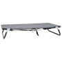 Cama para perro Gris claro 90 x 55 x 18 cm Tela Oxford y Acero