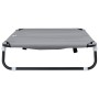 Cama para perro Gris claro 90 x 55 x 18 cm Tela Oxford y Acero