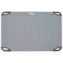 Cama para perro Gris claro 90 x 55 x 18 cm Tela Oxford y Acero