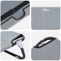 Cama para perro Gris claro 90 x 55 x 18 cm Tela Oxford y Acero