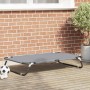 Cama para perro Gris Claro 105 x 65 x 18 cm Tela Oxford y Acero