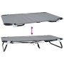 Cama para perro Gris Claro 105 x 65 x 18 cm Tela Oxford y Acero