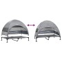 Cama Elevada para Perros Manual Gris claro 127 x 81 x 108 cm