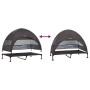 Cama Elevada para Perros Marrón 127 x 81 x 108 cm Tela y acero
