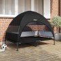 Cama Elevada para Perros Negro 127 x 81 x 108 cm Tela y acero en Camas para perros | Comprar online en Foro24