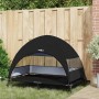 Cama Elevada para Perros Negro 127 x 81 x 108 cm Tela y acero