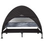 Cama Elevada para Perros Negro 127 x 81 x 108 cm Tela y acero