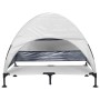 Cama Elevada para Perros Manual Gris plata 127 x 81 x 108 cm