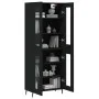 Tall black plywood sideboard 69.5x34x180 cm by vidaXL, Sideboards - Ref: Foro24-3198290, Price: 186,17 €, Discount: %