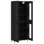 Aparador alto madera contrachapada negro 69,5x34x180 cm de vidaXL, Aparadores - Ref: Foro24-3198290, Precio: 188,54 €, Descue...