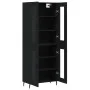 Aparador alto madera contrachapada negro 69,5x34x180 cm de vidaXL, Aparadores - Ref: Foro24-3198290, Precio: 186,17 €, Descue...