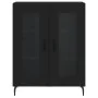 Tall black plywood sideboard 69.5x34x180 cm by vidaXL, Sideboards - Ref: Foro24-3198290, Price: 186,17 €, Discount: %