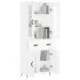 Aparador alto madera contrachapada blanco 69,5x34x180 cm de vidaXL, Aparadores - Ref: Foro24-3198505, Precio: 161,12 €, Descu...