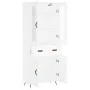 Aparador alto madera contrachapada blanco 69,5x34x180 cm de vidaXL, Aparadores - Ref: Foro24-3198505, Precio: 161,12 €, Descu...