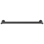 Soporte para toallas Negro 61 x 14.5 x 5 cm Acero inoxidable
