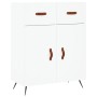 Hohes weißes Sperrholz-Sideboard 69,5 x 34 x 180 cm von vidaXL, Sideboards - Ref: Foro24-3198505, Preis: 163,46 €, Rabatt: %