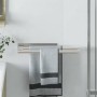 Soporte para toallas Plateado 40 x 9 x 4 cm Acero inoxidable