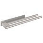 Soporte para toallas Plateado 40 x 9 x 4 cm Acero inoxidable
