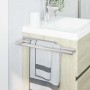 Soporte para toallas Plateado 40 x 9 x 4 cm Acero inoxidable