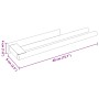 Soporte para toallas Plateado 40 x 9 x 4 cm Acero inoxidable