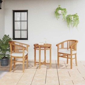 Sillas de jardín 2 pcs Marrón 63 x 58 x 89 cm