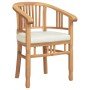 Sillas de jardín 2 pcs Marrón 63 x 58 x 89 cm