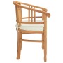 Sillas de jardín 2 pcs Marrón 63 x 58 x 89 cm