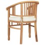 Sillas de jardín 2 pcs Marrón 63 x 58 x 89 cm
