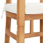 Sillas de jardín 2 pcs Marrón 63 x 58 x 89 cm