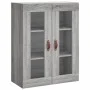 Aparador alto madera contrachapada gris sonoma 69,5x34x180 cm de vidaXL, Aparadores - Ref: Foro24-3198511, Precio: 164,33 €, ...