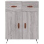 Hohes Sideboard aus sonomagrauem Sperrholz, 69,5 x 34 x 180 cm von vidaXL, Sideboards - Ref: Foro24-3198511, Preis: 165,55 €,...