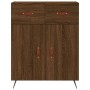 Hohes Sideboard Sperrholz braune Eiche 69,5x34x180 cm von vidaXL, Sideboards - Ref: Foro24-3198512, Preis: 168,59 €, Rabatt: %