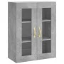 Aparador alto madera contrachapada gris hormigón 69,5x34x180 cm von vidaXL, Sideboards - Ref: Foro24-3198517, Preis: 161,16 €...