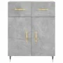 Aparador alto madera contrachapada gris hormigón 69,5x34x180 cm von vidaXL, Sideboards - Ref: Foro24-3198517, Preis: 161,16 €...