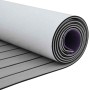 Piso para Barco gris claro y negro 240 x 60 cm Espuma EVA