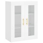 Hohes weißes Sperrholz-Sideboard 69,5 x 34 x 180 cm von vidaXL, Sideboards - Ref: Foro24-3198521, Preis: 196,58 €, Rabatt: %