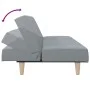 Hellgraues Schlafsofa aus Stoff von vidaXL, Sofas - Ref: Foro24-351881, Preis: 255,79 €, Rabatt: %