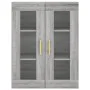 Aparador alto madera contrachapada gris sonoma 69,5x34x180 cm de vidaXL, Aparadores - Ref: Foro24-3198527, Precio: 165,24 €, ...