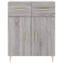 Aparador alto madera contrachapada gris sonoma 69,5x34x180 cm de vidaXL, Aparadores - Ref: Foro24-3198527, Precio: 165,24 €, ...