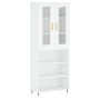 Hohes Sideboard Sperrholz weiß 69,5x34x180 cm von vidaXL, Sideboards - Ref: Foro24-3198705, Preis: 143,00 €, Rabatt: %