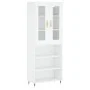 Tall white plywood sideboard 69.5x34x180 cm by vidaXL, Sideboards - Ref: Foro24-3198705, Price: 140,94 €, Discount: %