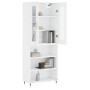 Hohes Sideboard Sperrholz weiß 69,5x34x180 cm von vidaXL, Sideboards - Ref: Foro24-3198705, Preis: 143,00 €, Rabatt: %