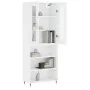Tall white plywood sideboard 69.5x34x180 cm by vidaXL, Sideboards - Ref: Foro24-3198705, Price: 140,94 €, Discount: %